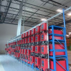 Fully automatic battery replac